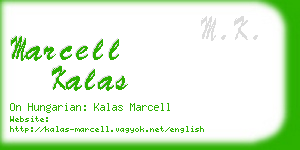 marcell kalas business card